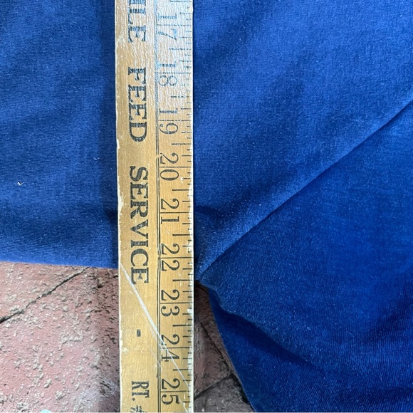 Vintage 60’s line Big Ya k Men's Blue Hoodie - Picture 12 of 13